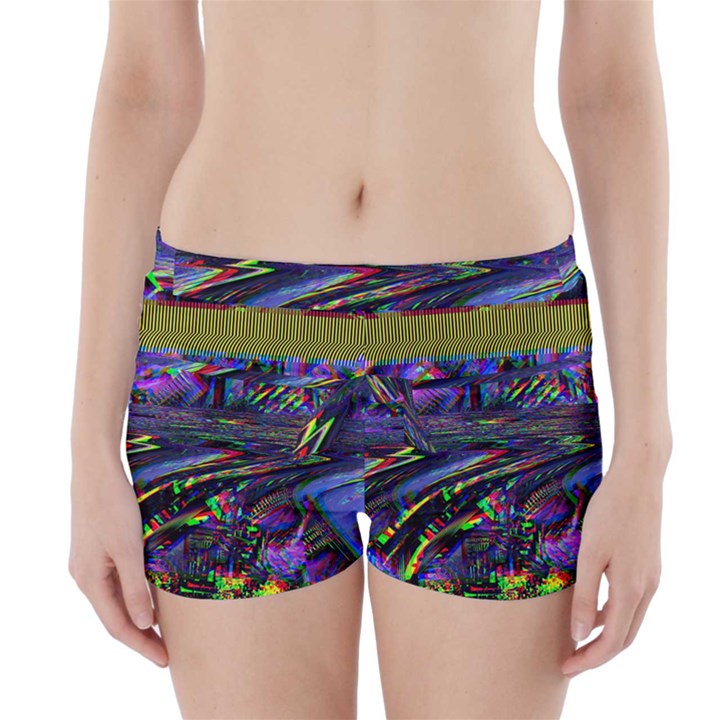 Unadjusted Tv Screen Boyleg Bikini Wrap Bottoms