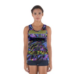 Unadjusted Tv Screen Sport Tank Top  by MRNStudios