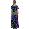 Unadjusted Tv Screen High Waist Short Sleeve Maxi Dress View2