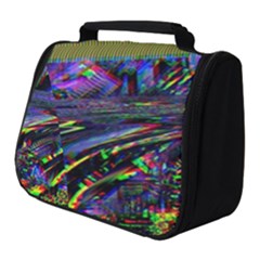 Unadjusted Tv Screen Full Print Travel Pouch (small) by MRNStudios