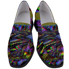 Unadjusted Tv Screen Women s Chunky Heel Loafers by MRNStudios