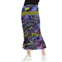 Unadjusted Tv Screen Maxi Fishtail Chiffon Skirt View1