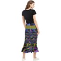 Unadjusted Tv Screen Maxi Fishtail Chiffon Skirt View2