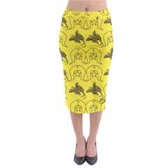 Ljp  Midi Pencil Skirt