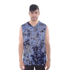 Marble Texture Top View Men s Basketball Tank Top by dflcprintsclothing