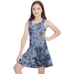 Marble Texture Top View Kids  Lightweight Sleeveless Dress