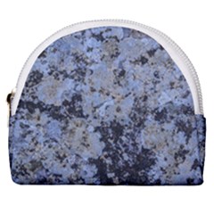 Marble Texture Top View Horseshoe Style Canvas Pouch by dflcprintsclothing