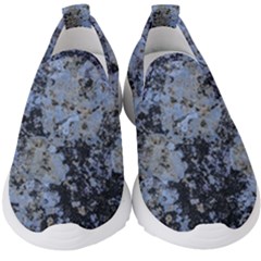 Marble Texture Top View Kids  Slip On Sneakers