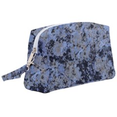 Marble Texture Top View Wristlet Pouch Bag (large)