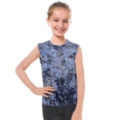 Marble Texture Top View Kids  Mesh Tank Top by dflcprintsclothing