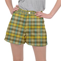 Retro Mod Mad Plaid Ripstop Shorts by themeaniestore