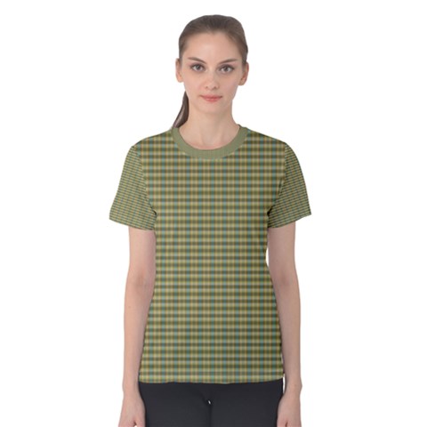 Retro Mod Mad Plaid Women s Cotton Tee by themeaniestore