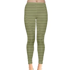 Groovy Green Noise Leggings  by themeaniestore