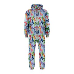 Beautiful Bright Butterflies Are Flying Hooded Jumpsuit (kids) by SychEva