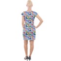 Beautiful Bright Butterflies Are Flying Cap Sleeve Bodycon Dress View2