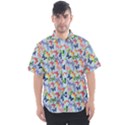 Beautiful Bright Butterflies Are Flying Men s Short Sleeve Shirt View1