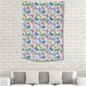 Beautiful Bright Butterflies Are Flying Small Tapestry View2