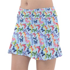 Beautiful Bright Butterflies Are Flying Classic Tennis Skirt by SychEva