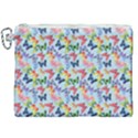 Beautiful Bright Butterflies Are Flying Canvas Cosmetic Bag (XXL) View1