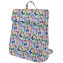 Beautiful Bright Butterflies Are Flying Flap Top Backpack View1