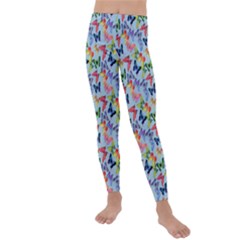 Beautiful Bright Butterflies Are Flying Kids  Lightweight Velour Leggings by SychEva