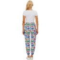 Beautiful Bright Butterflies Are Flying Cropped Drawstring Pants View4