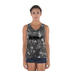 Dark Marble Camouflage Texture Print Sport Tank Top  by dflcprintsclothing