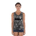 Dark Marble Camouflage Texture Print Sport Tank Top  View1