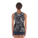 Dark Marble Camouflage Texture Print Sport Tank Top  View2