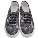 Dark Marble Camouflage Texture Print Women s Classic Low Top Sneakers View1