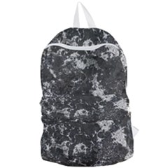 Dark Marble Camouflage Texture Print Foldable Lightweight Backpack by dflcprintsclothing