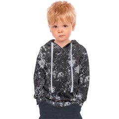 Dark Marble Camouflage Texture Print Kids  Overhead Hoodie by dflcprintsclothing