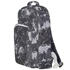 Dark Marble Camouflage Texture Print Double Compartment Backpack by dflcprintsclothing