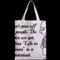 Don t Pi$$ Off Old People Zipper Classic Tote Bag View2