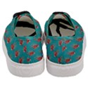 Lionfish on  Teal Women s Classic Low Top Sneakers View4