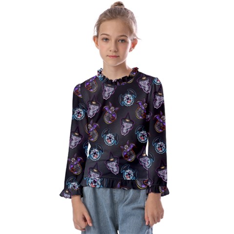 Halloween Fun! Kids  Frill Detail Tee by Mezalola