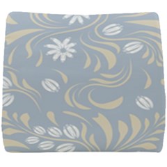 Folk Flowers Pattern Floral Surface Design Seamless Pattern Seat Cushion by Eskimos