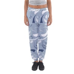 Folk Flowers Pattern Floral Surface Design Seamless Pattern Women s Jogger Sweatpants by Eskimos