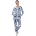 Folk flowers pattern Floral surface design Seamless pattern Women s Tracksuit View1