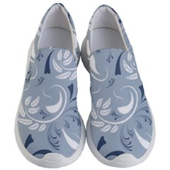 Folk Flowers Pattern Floral Surface Design Seamless Pattern Women s Lightweight Slip Ons by Eskimos