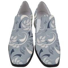 Folk Flowers Pattern Floral Surface Design Seamless Pattern Women Slip On Heel Loafers by Eskimos