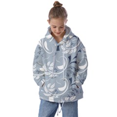 Folk Flowers Pattern Floral Surface Design Seamless Pattern Kids  Oversized Hoodie by Eskimos