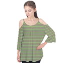 Green Scene Flutter Sleeve Tee  View1