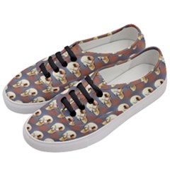 Long Skulls Women s Classic Low Top Sneakers by themeaniestore