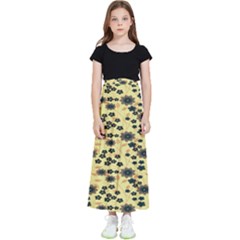 Floral Kids  Flared Maxi Skirt