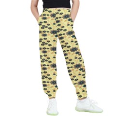 Floral Kids  Elastic Waist Pants