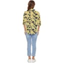 Floral Women s Quarter Sleeve Pocket Shirt View4