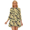 Floral Long Sleeve Babydoll Dress View1