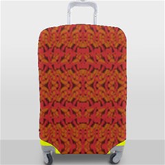 Red Pattern Luggage Cover (large)