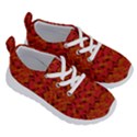 Red Pattern Running Shoes View3